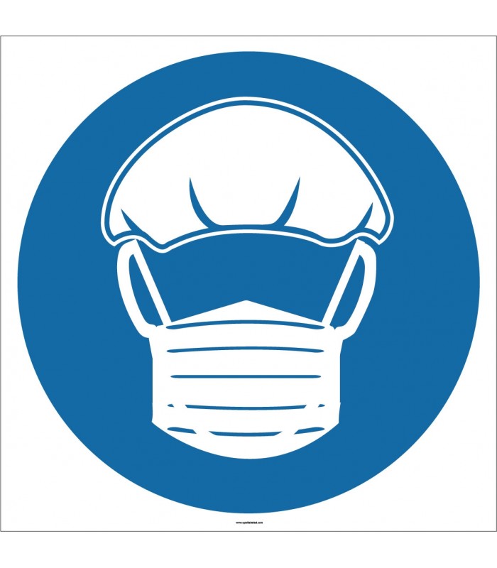 EF1759 - Saç ve Sakal Boneleri İşareti/Levhası/Etiketi