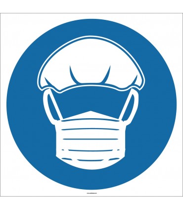 EF1759 - Saç ve Sakal Boneleri İşareti/Levhası/Etiketi