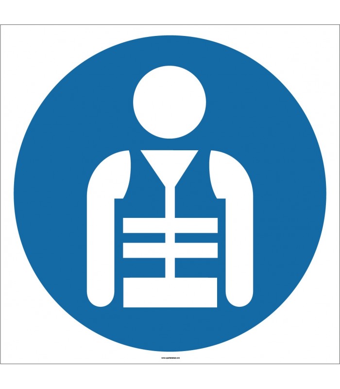 EF1765 - Koruyucu Yelek İşareti/Levhası/Etiketi