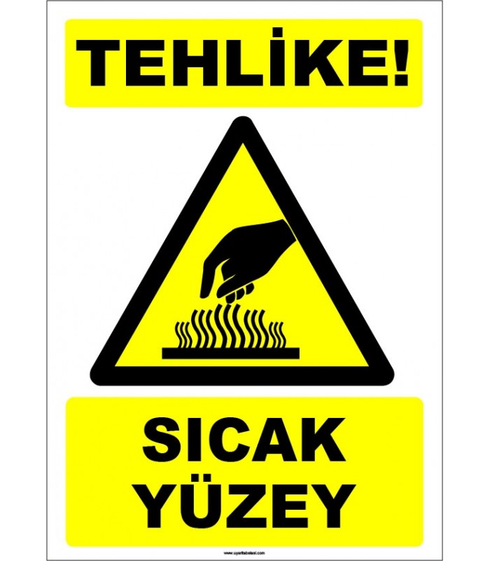 EF1767 - Tehlike! Sıcak Yüzey