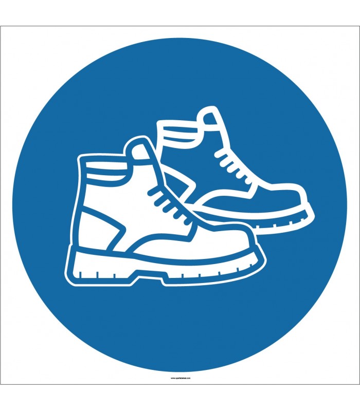 EF1778 - Koruyucu Ayakkabı İşareti/Levhası/Etiketi