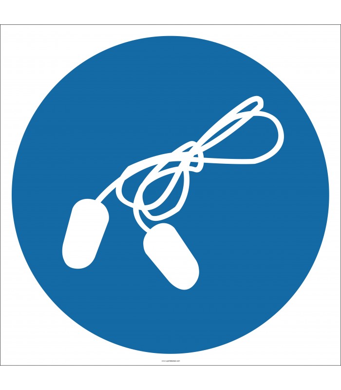 EF1792 - Kulak Tıkacı İşareti Levhası/Etiketi