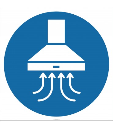 EF1809 - Davlumbaz İşareti/Levhası/Etiketi