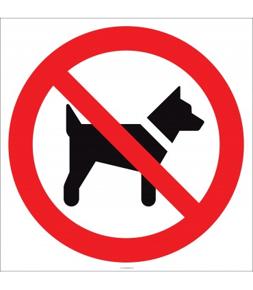 EF1820 - Köpek Giremez İşareti/Levhası/Etiketi