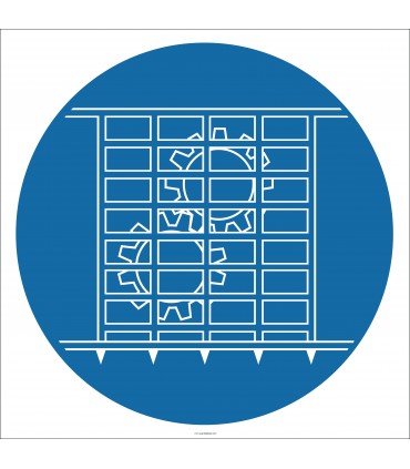 EF1830 - Makina Koruyucularını Takılı Tut İşareti/Levhası/Etiketi