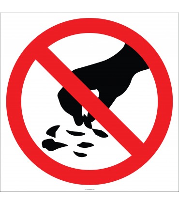 EF1834 - Parçaları Elle Toplama İşareti/Levhası/Etiketi