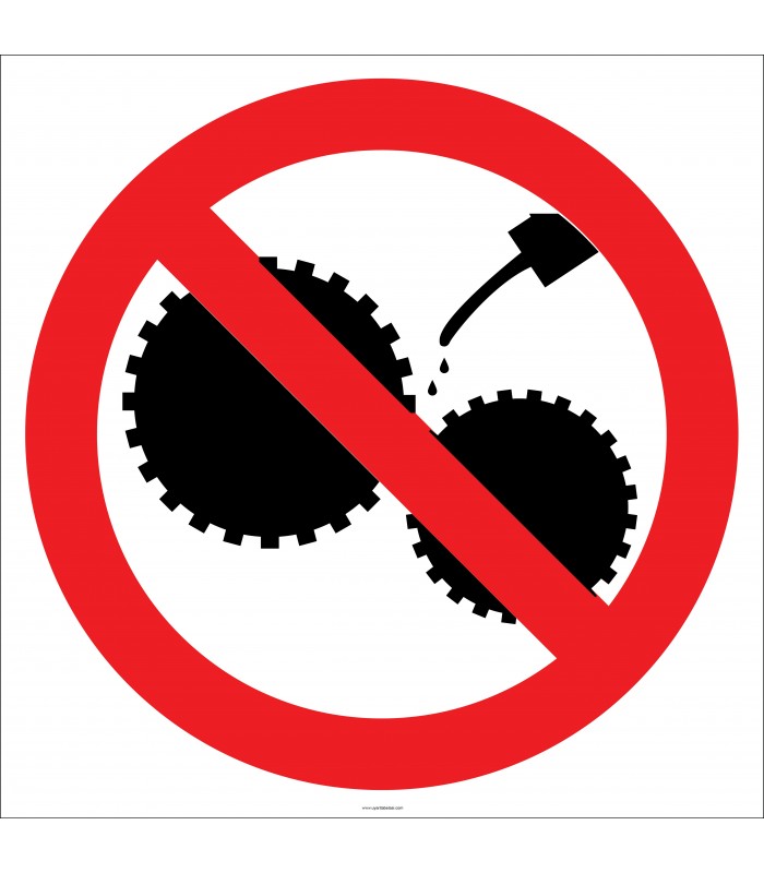 EF1841 - Yağlama Yapma İşareti/Levhası/Etiketi