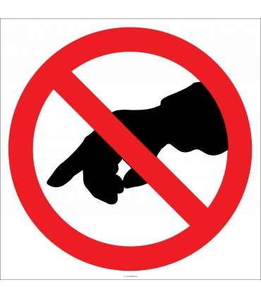 EF1842 - Dokunmak Yasaktır İşareti/Levhası/Etiketi