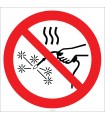EF1851 - Ateşli Çalışma Yapmak Yasaktır İşareti/Levhası/Etiketi