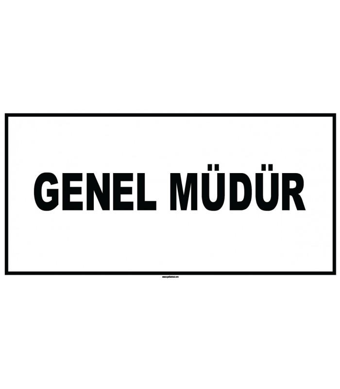 EF1867 - Genel Müdür