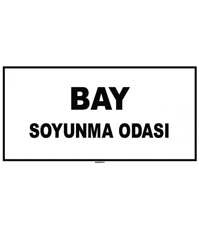 EF1883 - Bay Soyunma Odası
