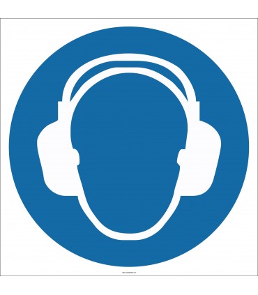 EF1907 - Koruyucu Kulaklık İşareti Levhası/Etiketi