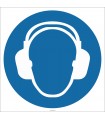 EF1907 - Koruyucu Kulaklık İşareti Levhası/Etiketi