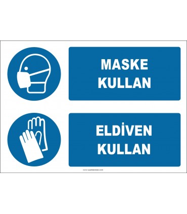 EF1910 - Maske kullan, eldiven kullan