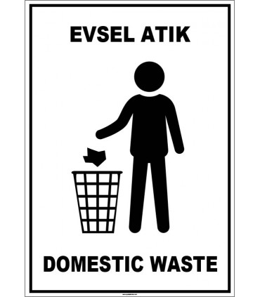 EF1923 - Türkçe İngilizce Evsel Atık, Domestic Waste