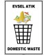 EF1924 - Türkçe İngilizce Evsel Atık, Domestic Waste