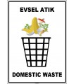 EF1924 - Türkçe İngilizce Evsel Atık, Domestic Waste