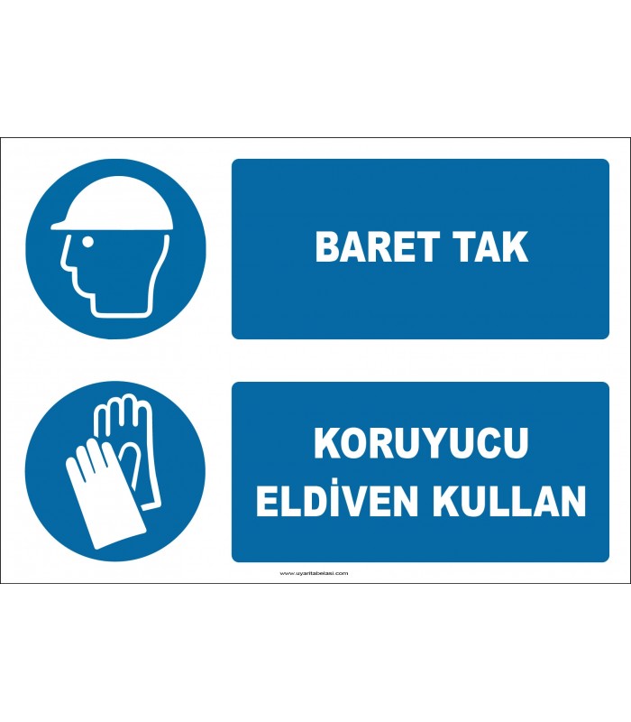 EF1926 - Baret Tak, Koruyucu Eldiven Kullan