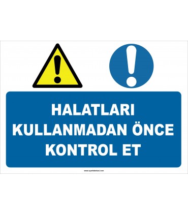 EF2046 - Halatları Kullanmadan Önce Kontrol Et