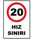 EF2050 - 20 km hız sınırı