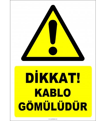 EF2051 - Dikkat! Kablo gömülüdür