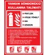 EF2056 - Yangın Söndürücü Kullanma Talimatı