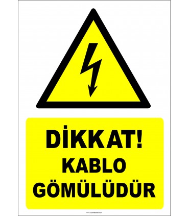 EF2059 - Dikkat! Kablo gömülüdür