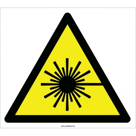 EF2087 - Dikkat Lazer Işını İşareti