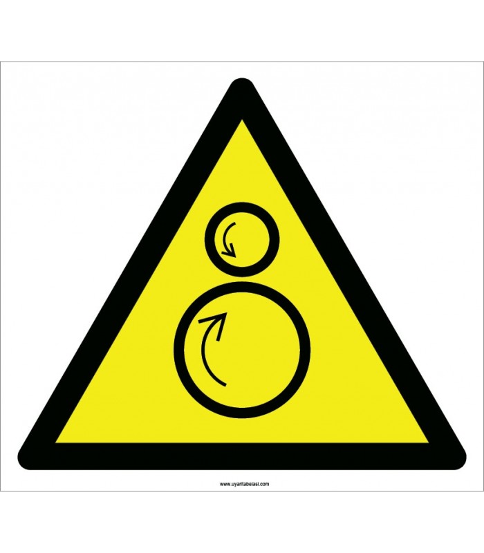 EF2108 - Dikkat Döner Aksam Tehlikesi İşareti