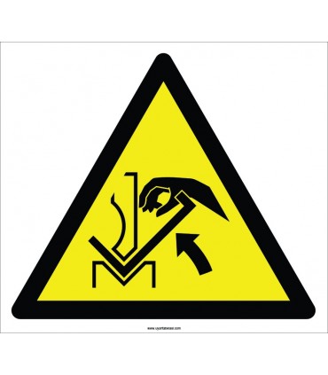 EF2115 - Dikkat Presle Parça Arasına el Sıkışma Tehlikesi İşareti