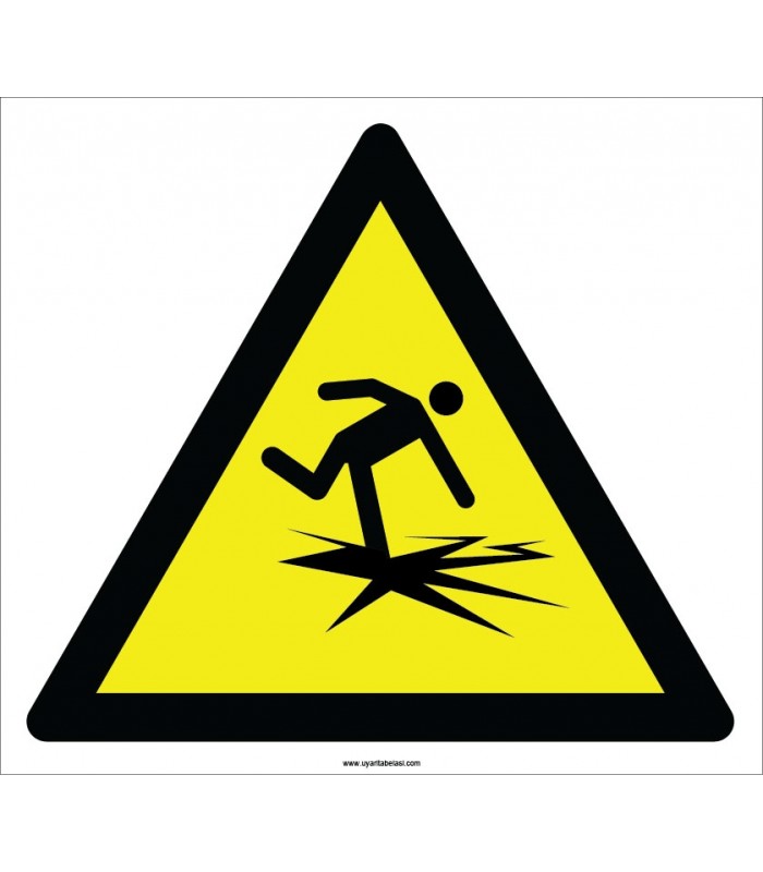 EF2124 - Dikkat Çürük Zemin İşareti