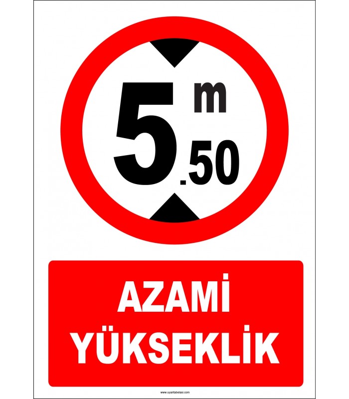 EF1346 - Azami Yükseklik 5.50 metre