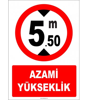 EF1346 - Azami Yükseklik 5.50 metre