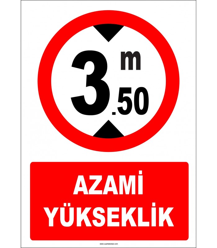 EF1347 - Azami Yükseklik 3.50 metre