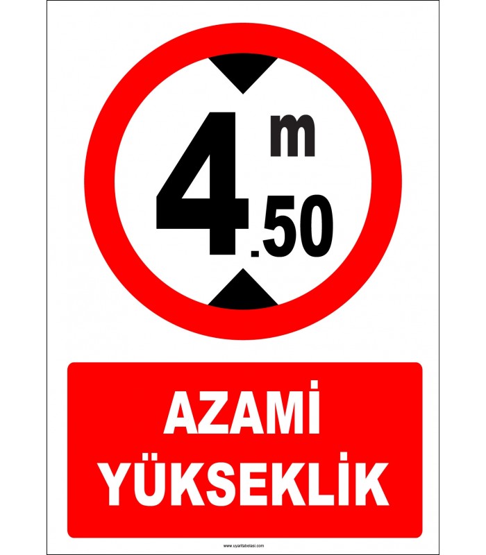 EF1349 - Azami Yükseklik 4.50 metre
