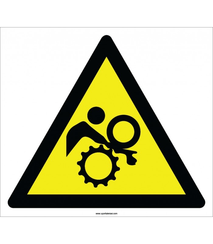 EF2129 - Dikkat El ve Kol Kaptırma Tehlikesi İşareti