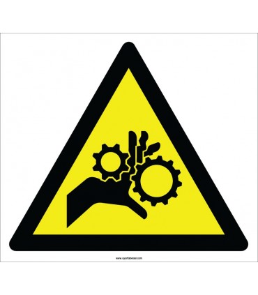 EF2130 - Dikkat El Kaptırma Tehlikesi İşareti