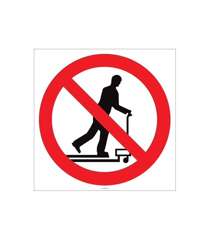 EF2141 - Transpalete Girmek Yasaktır İşareti