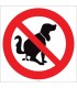 EF2145 - Köpek Dışkılarını Yerde Bırakmayın İşareti