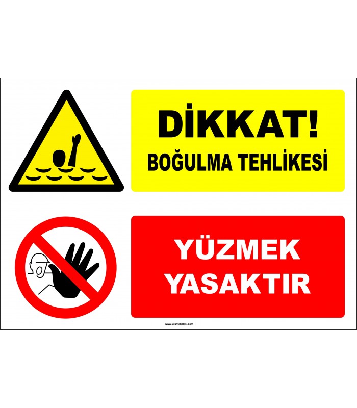 EF2157 - Dikkat Boğulma Tehlikesi, Yüzmek Yasaktır