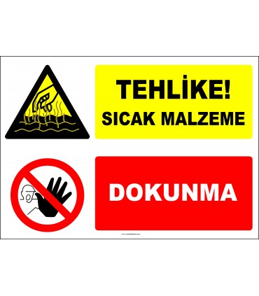 EF2160 - Tehlike! Sıcak Malzeme, Dokunma