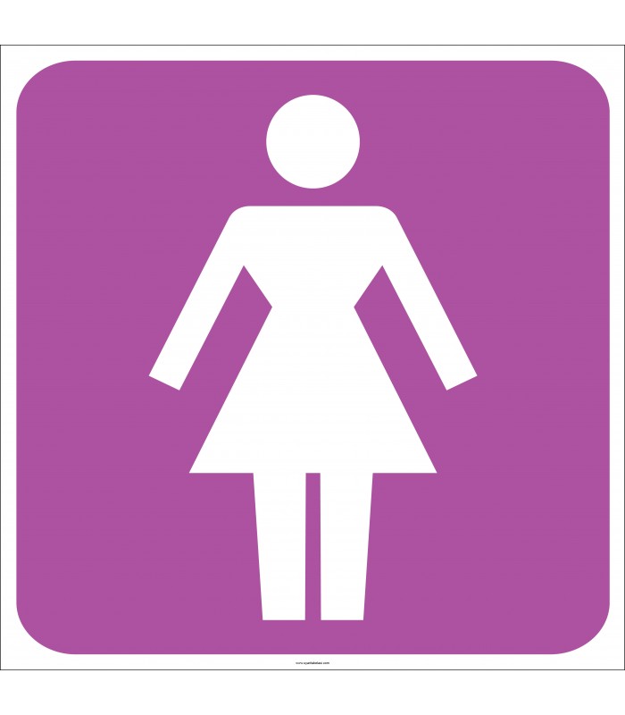 EF2163 - Bayan WC (Tuvalet) İşareti