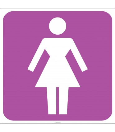 EF2163 - Bayan WC (Tuvalet) İşareti