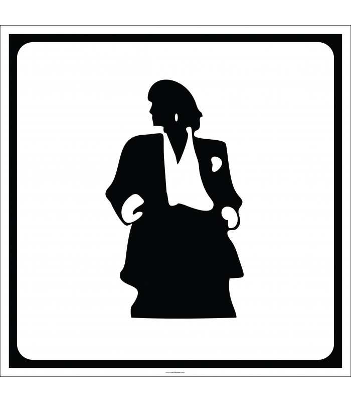 EF2168 - Bayan WC (Tuvalet) İşareti