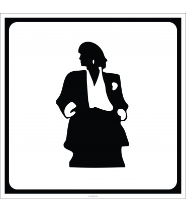 EF2168 - Bayan WC (Tuvalet) İşareti