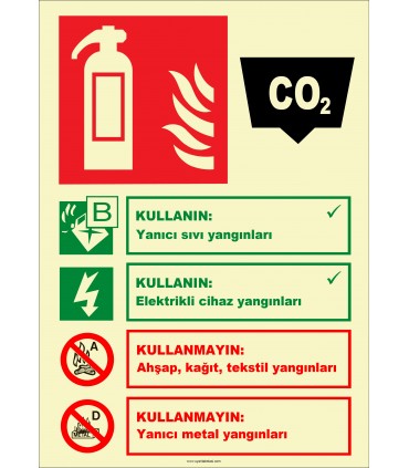 EF2191 - Fosforlu Karbondioksitli Yangın Söndürücü