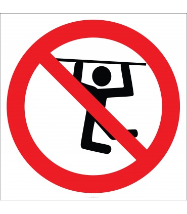 EF2197 - Asılmak Yasaktır İşareti