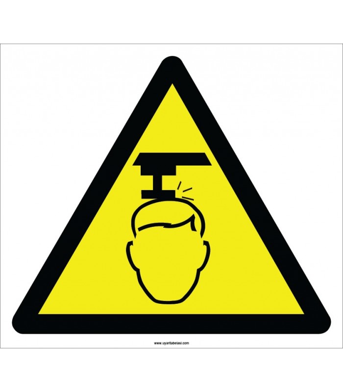 EF2206 - Dikkat Baş Çarpma Tehlikesi İşareti