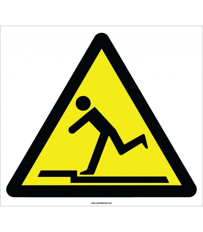 EF2208 - Dikkat Tökezleme Düşme Tehlikesi İşareti