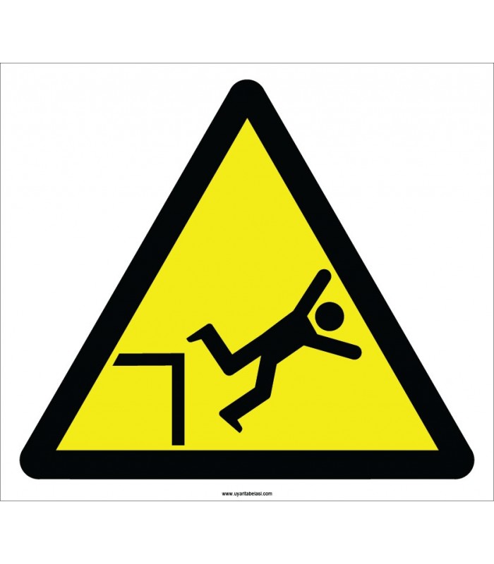 EF2210 - Dikkat Yüksekten Düşme Tehlikesi İşareti